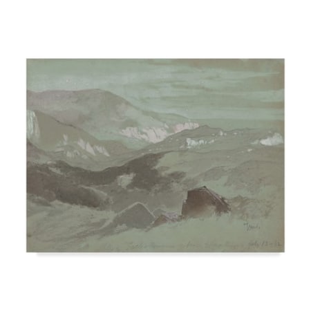 Thomas Moran 'Cliffs Of Ecclesbourne Near Hastings' Canvas Art,18x24